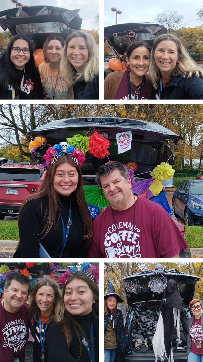 SFREInstructCol's tweet photo. Trunk or Treat organized by our fabulous PBIS Universal Team! 🧡🎃👻 @PrincipalMarotz https://t.co/0orY43eHln