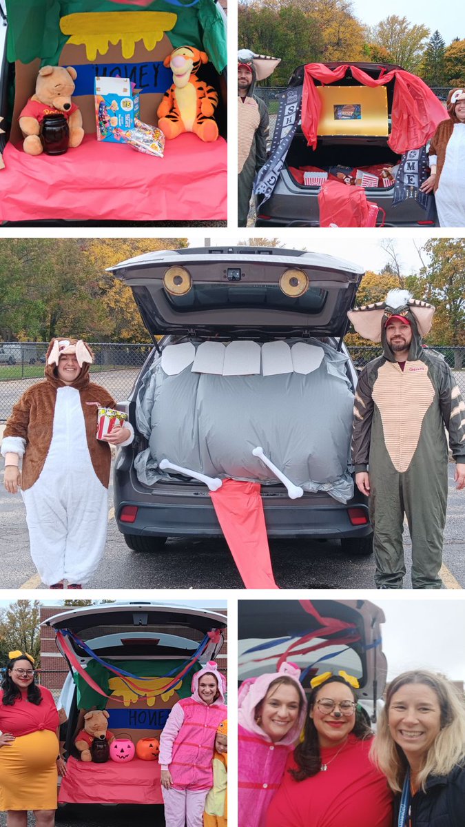 SFREInstructCol's tweet photo. Trunk or Treat organized by our fabulous PBIS Universal Team! 🧡🎃👻 @PrincipalMarotz https://t.co/0orY43eHln