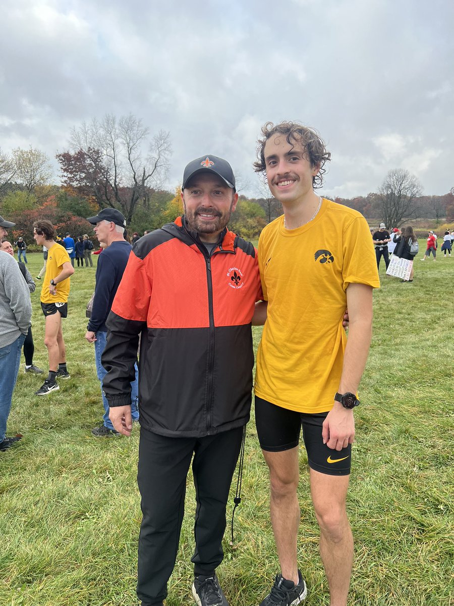 Congrats to these three former saints today at big10 XC championships! Very proud coach!  #onceasaintalwaysasaint
