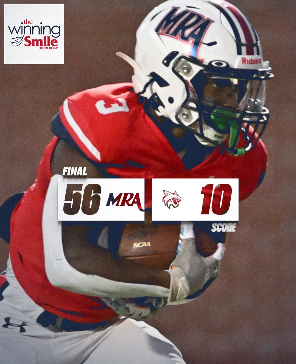 𝗙𝗶𝗻𝗮𝗹 𝗳𝗿𝗼𝗺 𝗛𝗮𝘁𝘁𝗶𝗲𝘀𝗯𝘂𝗿𝗴.

The Patriots finish the regular season at 8-3 (4-1) and will have a bye next week in the MAIS 6A State Playoffs.