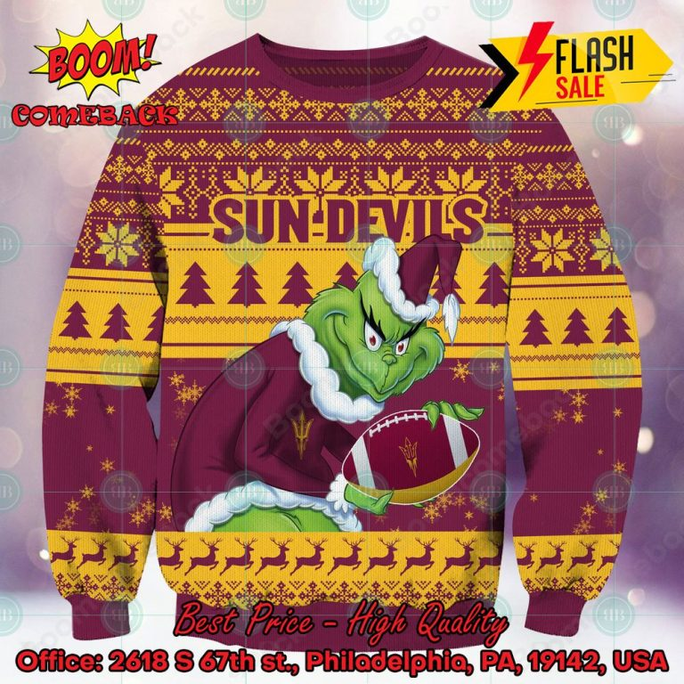 NCAA Arizona State Sun Devils Sneaky Grinch Ugly Christmas Sweater
Buy it now: boomcomeback.com/product/ncaa-a…
#ArizonaStateSunDevils #NCAA #Grinch #Christmas #Sweater #jumper