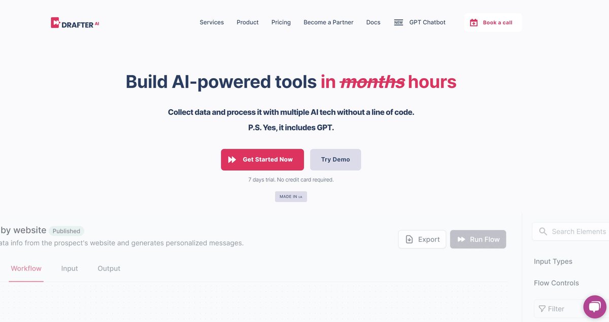AiRepoHub's tweet image. #Drafter AI
Say goodbye to lengthy development cycles and go to market with new AI tools or features in a matter of hours. Build AI-powered...
airepohub.com/developer-tool… #ArtificialIntelligence #AI