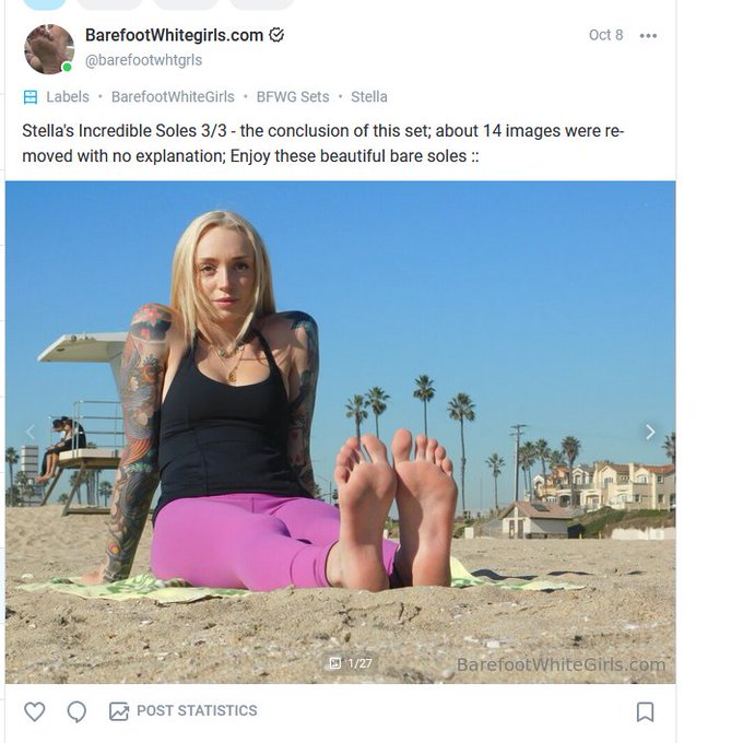 Stella's beautiful bare feet :: come and enjoy @ https://t.co/tI1SVGwiYh  we're about to release some<a href="/tag/barefoot"class="tags"><span>#barefoot</span></a><a href="/tag/whitegirls"class="tags"><span>#whitegirls</span></a>