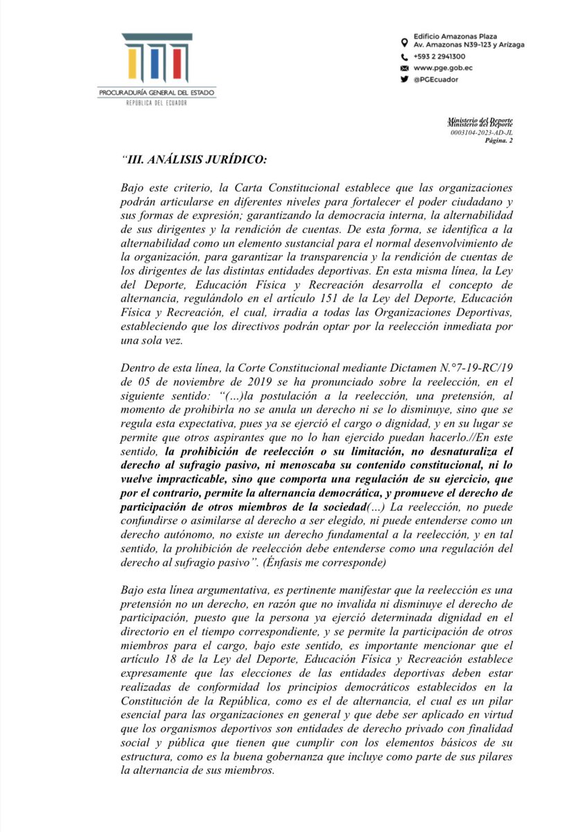 TribunalEBSC's tweet photo. Pronunciamiento Procurador https://t.co/ogpe0ucAVC