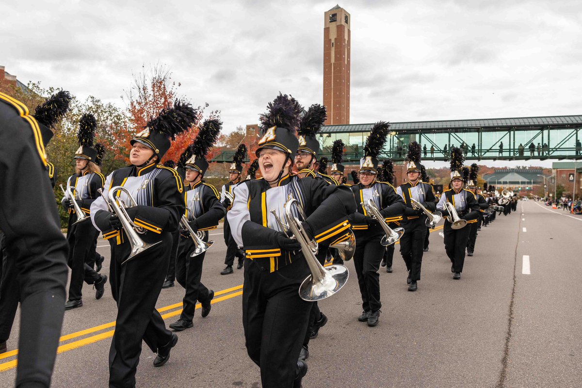 Homecoming Week at <a href="/appstate/">Appalachian State</a> is full of long-established traditions, and tonight we held the annual Homecoming Parade, showcasing the unmatched spirit of our Mountaineers! A big thank you to our Grand Marshals, Nancy and Neil Schaffel. #AppStateisHome