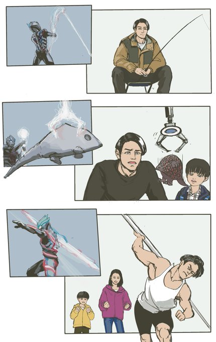 ブレーザーの必殺技から読み解くゲント隊長の休日 #ウルトラマンブレーザー #スパイラルパレード
