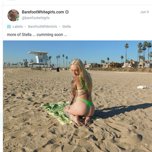 Stella's beautiful bare feet :: come and enjoy @ https://t.co/tI1SVGwiYh  we're about to release some<a href="/tag/barefoot"class="tags"><span>#barefoot</span></a><a href="/tag/whitegirls"class="tags"><span>#whitegirls</span></a>