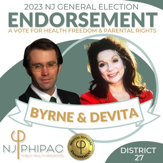 NJPHIPAC's tweet photo. 🌟ANNOUNCING A 2023 NJPHIPAC GENERAL ELECTION ENDORSEMENT (LD27)🌟
❇️Candidates: Michael Byrne & Irene Devita
📍Municipalities: Clifton, Livingston, Millburn, Montclair, Roseland, West Orange & Hillside
#njphipac #njphipac2023 https://t.co/2lsvAnIl7Z