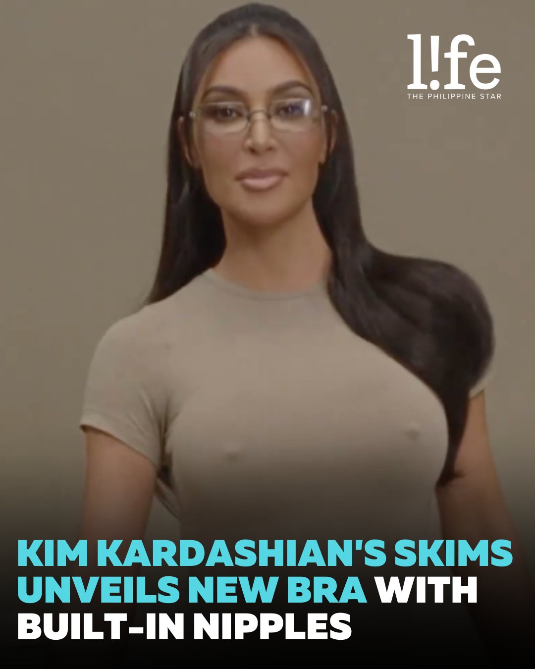 Kim Kardashian's Skims Is Launching a Bra With Built-In Nipples