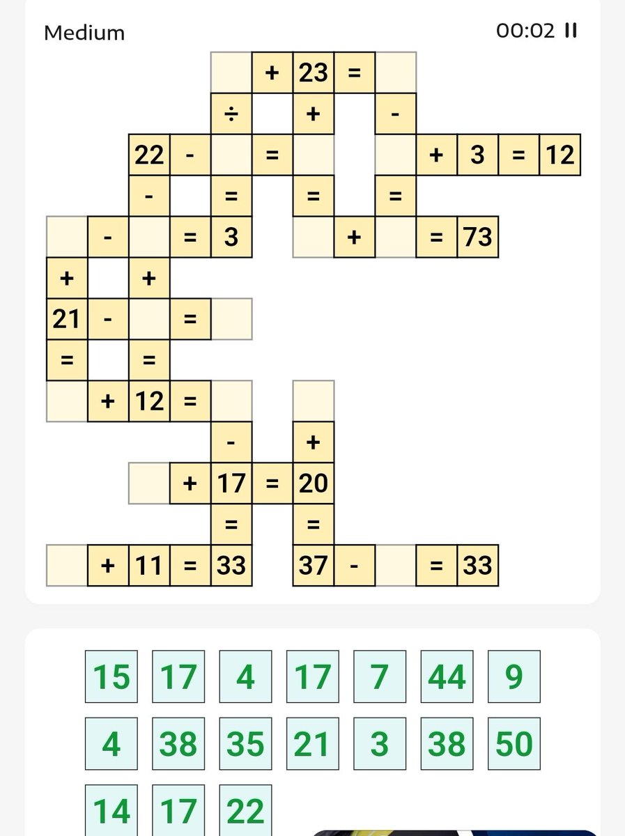 fpietter's tweet photo. @maripydev Este me entretiene con 4 niveles #CrossMath https://t.co/YhhGdvqKVI
