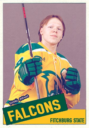 FSU_Falcons's tweet photo. Congrats to Fitchburg State freshman forward Nicklas Millhorn, who notched his first collegiate tally in the Falcons 2023 season opener against New England College this evening. #FirstCollegiateGoal #FearTheFlock #TheFalconWay https://t.co/LrhNf8I6YI