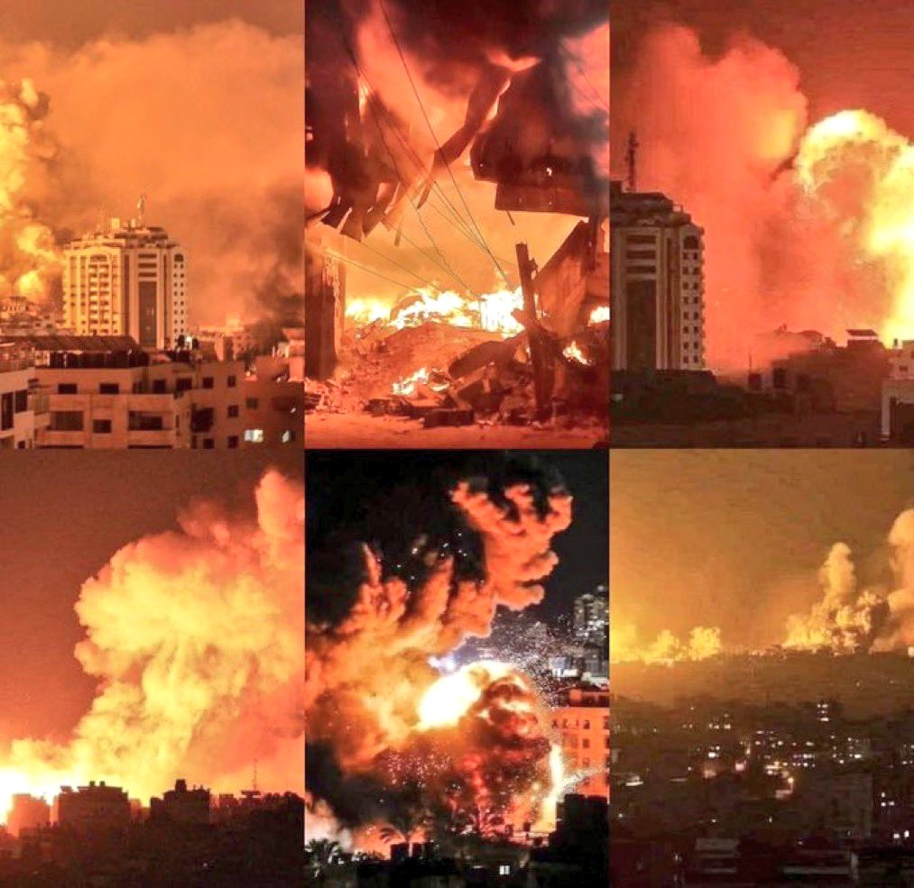 THIS IS GAZA TONIGHT. A genocide is being committed by Israel, Netanyahu, Ben-Gvir, Biden, Sunak, Starmer, Scholz and Macron. This is not bombing. It is not killing. It is GENOCIDE.