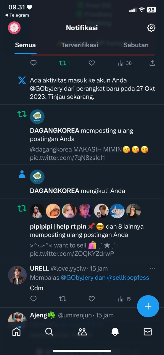 GObyJery's tweet photo. @dagangkorea Min punya ku juga ke unfoll, padahal baru semalem di fb :( https://t.co/akyTnbCkUe