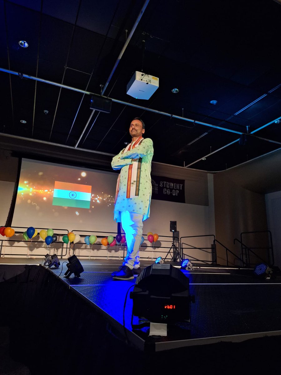 RaviKumarKola2's tweet photo. Fashion show @IUPedu on occasion of #unityday...
First time in my life I have participated in a fashion show to showcase the Indian culture. https://t.co/W25OI8T17F