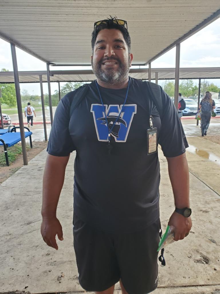 Congratulations to Coach Gutierrez for being selected as the <a href="/wmsrangers/">Wallace Rangers</a> PRIDE Staff Member of the Week! He just led the 8th grade football team to BACK-TO-BACK DISTRICT CHAMPIONSHIPS!! Thank you for all of your hard work and dedication, Coach! Rangers, lead the way!!