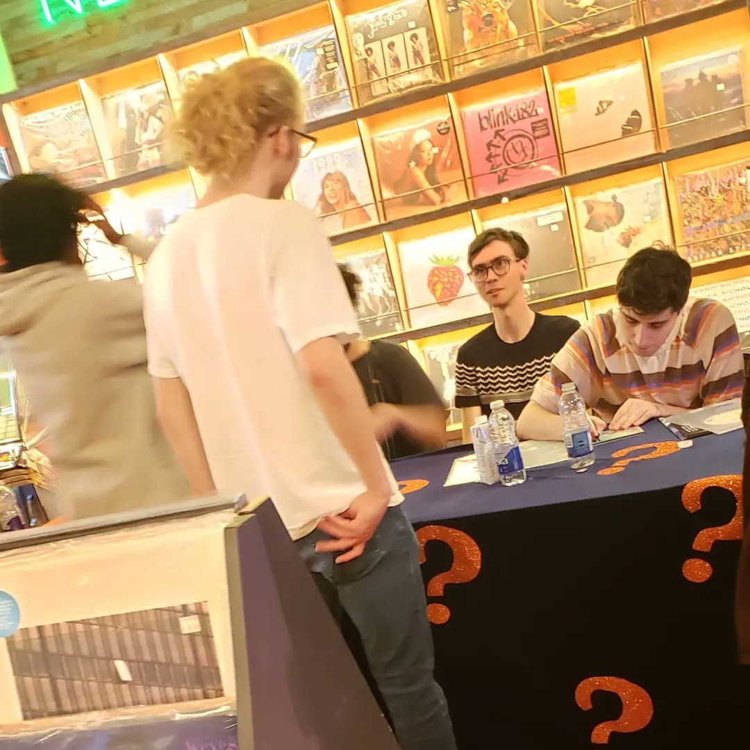 StreetBeat's tweet photo. A great experience watching my son meet band members of @goodkid this evening, and  to have their CD autographed down at Sonic Boom. A bonus was a "live" performance of their most recent EP. https://t.co/iho0qAxwH3