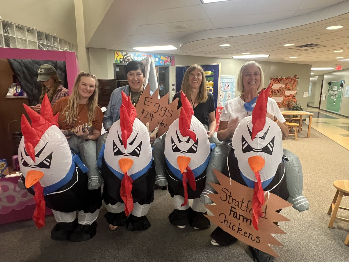 Students were thrilled to see these “characters” throughout the hallways!!😀