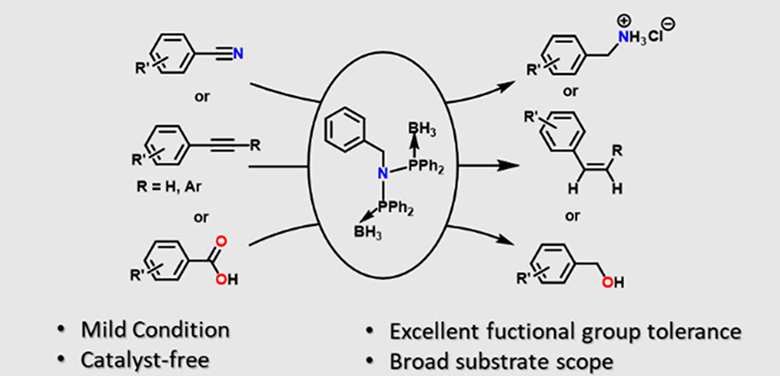 Panda, Sau, &amp; coworkers report solid amidophosphine
 boranes as alternative borane reagents with excellent

reactivity and functional group tolerance toward various nitriles, alkynes, and carboxylic acids. In #OrgLett pubs.acs.org/doi/10.1021/ac… <a href="/TarunPanda2016/">Inorganic Chemistry@IIT Hyderabad</a>, <a href="/CHYIITH/">Department of Chemistry, IIT Hyderabad</a>, <a href="/ASau_Chem/">Abhijit Sau</a>