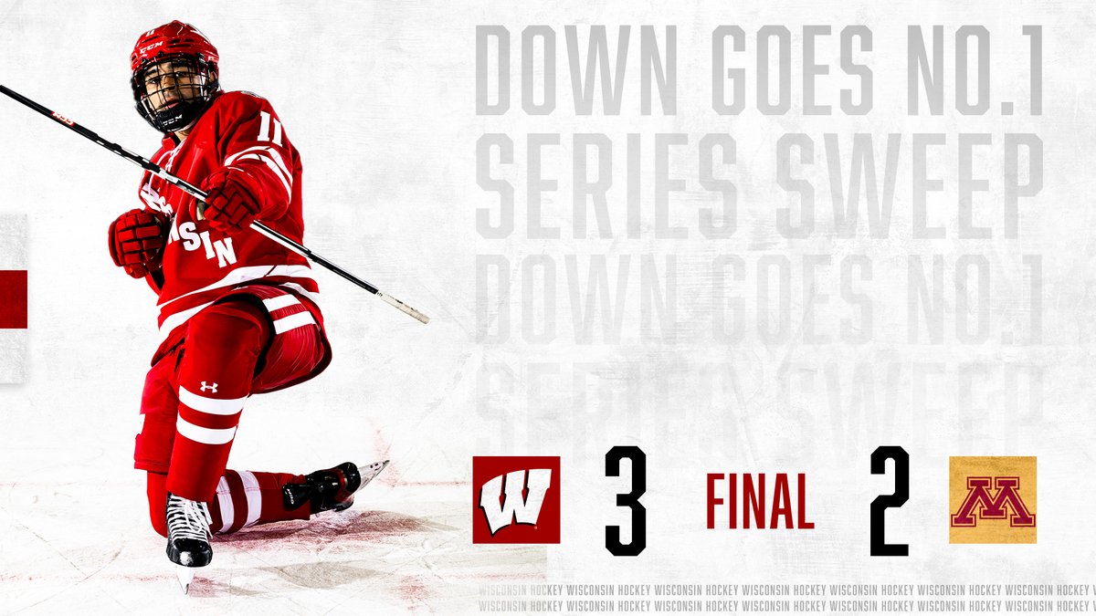 GET OUT THE BROOMS... NO. 14 WISCONSIN SWEEPS NO. 1 MINNESOTA! 🧹🔥 #NextChapter || #75thSeason