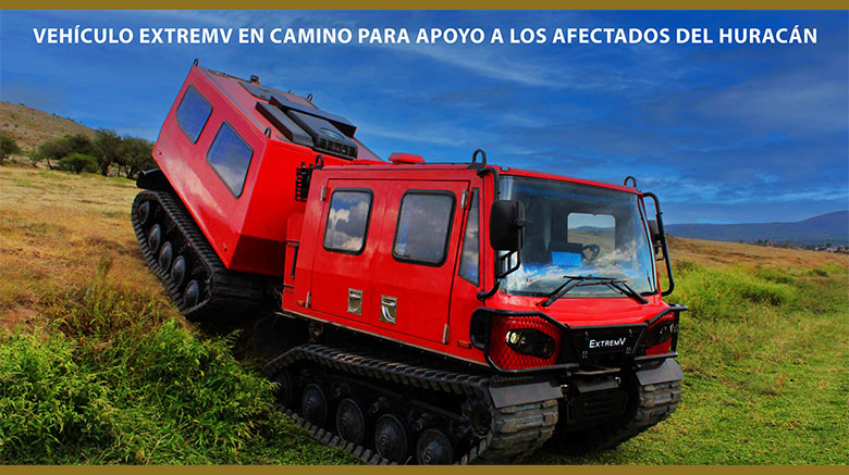 TransporteInfo's tweet photo. En apoyo a afectados por huracán Otis en Guerrero, Fundación Ferbel con apoyo de Openminder y la empresa de ambulancias Sucre, envían a la zona afectada el vehículo anfibio de rescate ExtremV... https://t.co/Y2uImh6b3i
#GrupoFerbel #fundacionferbel @OpenminderMx @sucremx https://t.co/1jUgxPf9qx