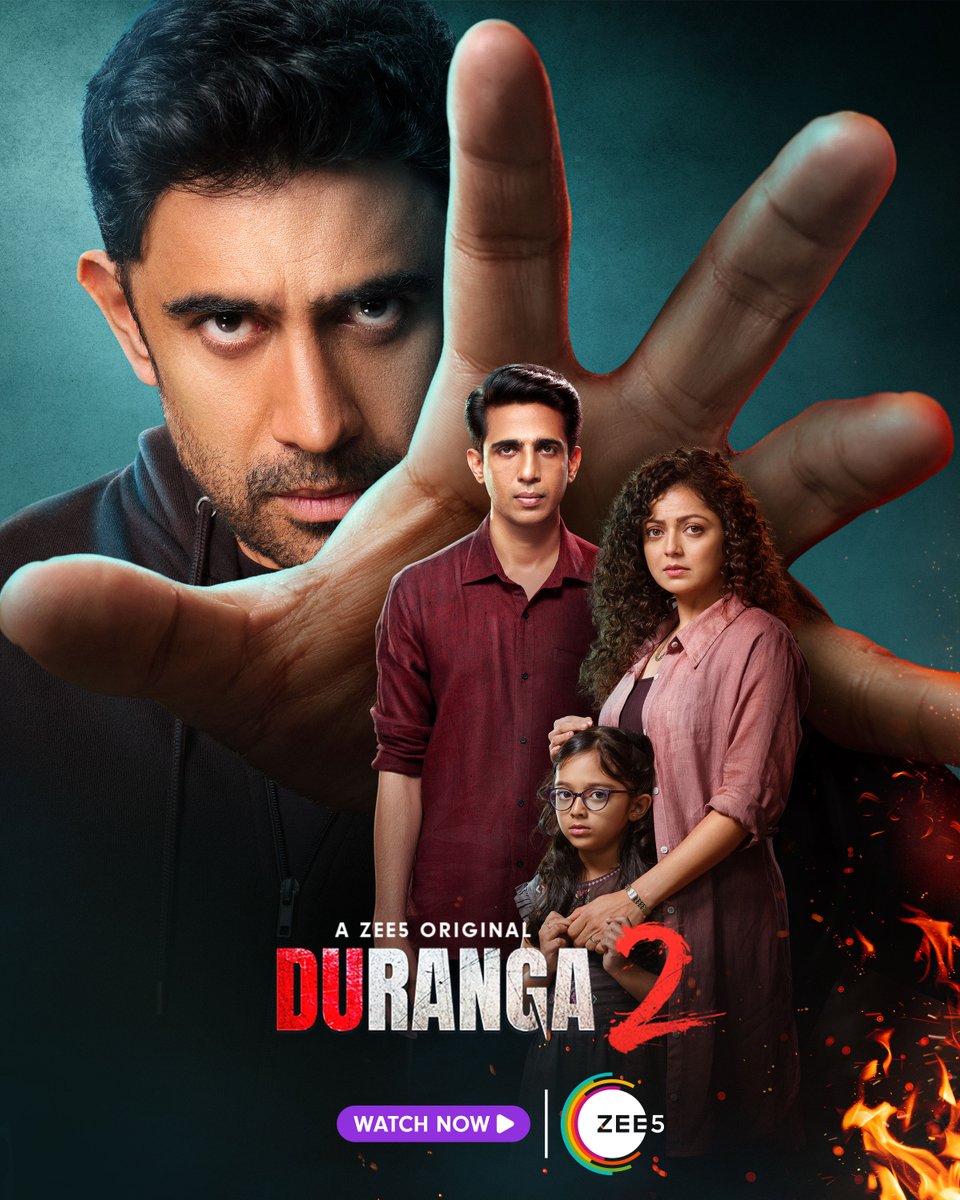 #Duranga Season 2, streaming now  on #ZEE5: 
#Duranga2OnZEE5 

Starring: #GulshanDevaiah, #DrashtiDhami, #AmitSadh, #AbhijeetKhandkekar, #RajeshKhattar, #BarkhaSengupta & More #Duranga2OnZEE5 #Duranga2