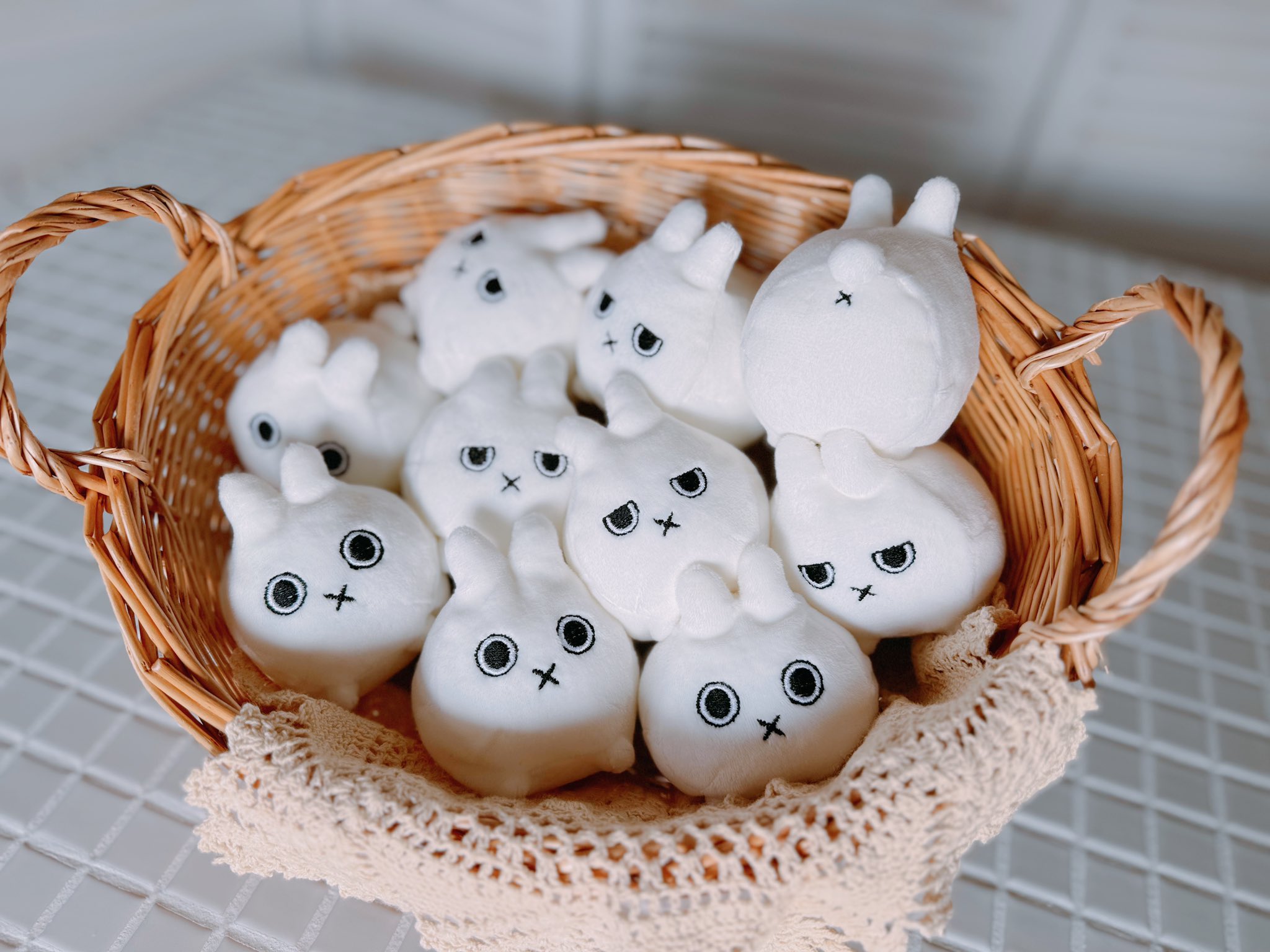 【♥︎】かわいくて、ふらふらしていて、美しく飾られたウサギ。 たけのこ TAKENOKO ぬいぐるみ プチぶらんでーと (ミニ) ウサギ