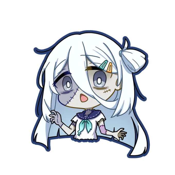 はっぴーはろうぃーん #心霊あーと #忍野絵巻