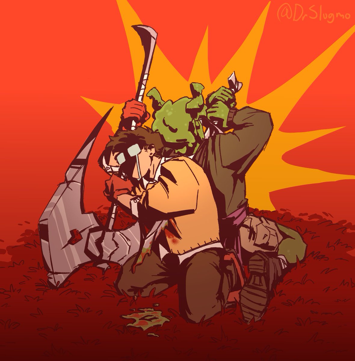 DrSlugmo's tweet image. came to me in a prophetic vision
#Slimecicle #ElMariana #qsmpfanart #misclickduo