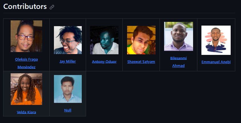 blackpythondevs's tweet image. Congratulations to @VeldaKiara First woman to contribute to the @blackpythondev website
 🥳 👏🏾 #Hacktoberfest