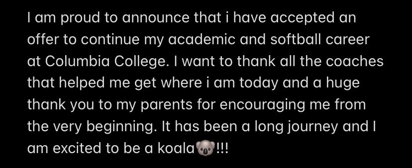 JordynCarr4's tweet photo. @CC_Koalas_SB #Committed https://t.co/fz6ctakefc