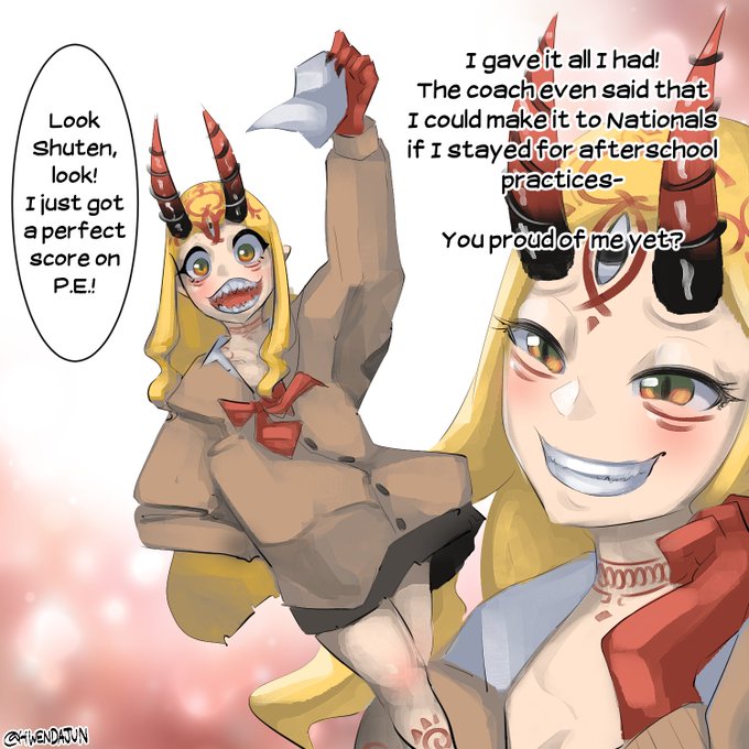 If Ibaraki Douji was a student sketch #FGO