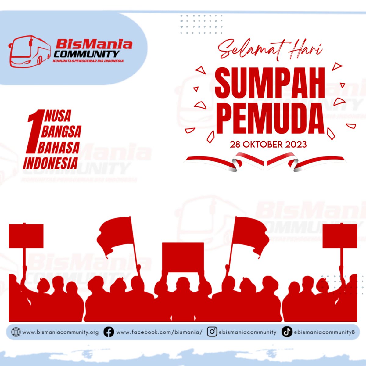 Selamat Hari Sumpah Pemuda 2023 , Para pemuda bangsa buktikan sumpahmu untuk Negara Kesatuan Republik Indonesia 🇮🇩 

#BijakDiJalan 
#SumpahPemuda