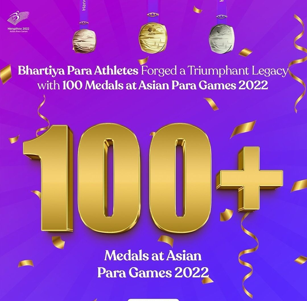 विजय पताका भारत के पैरा एथलीटों ने लहराया है यह नया भारत है #AsianGames2022
#AsianParaGames2022
#Bharat