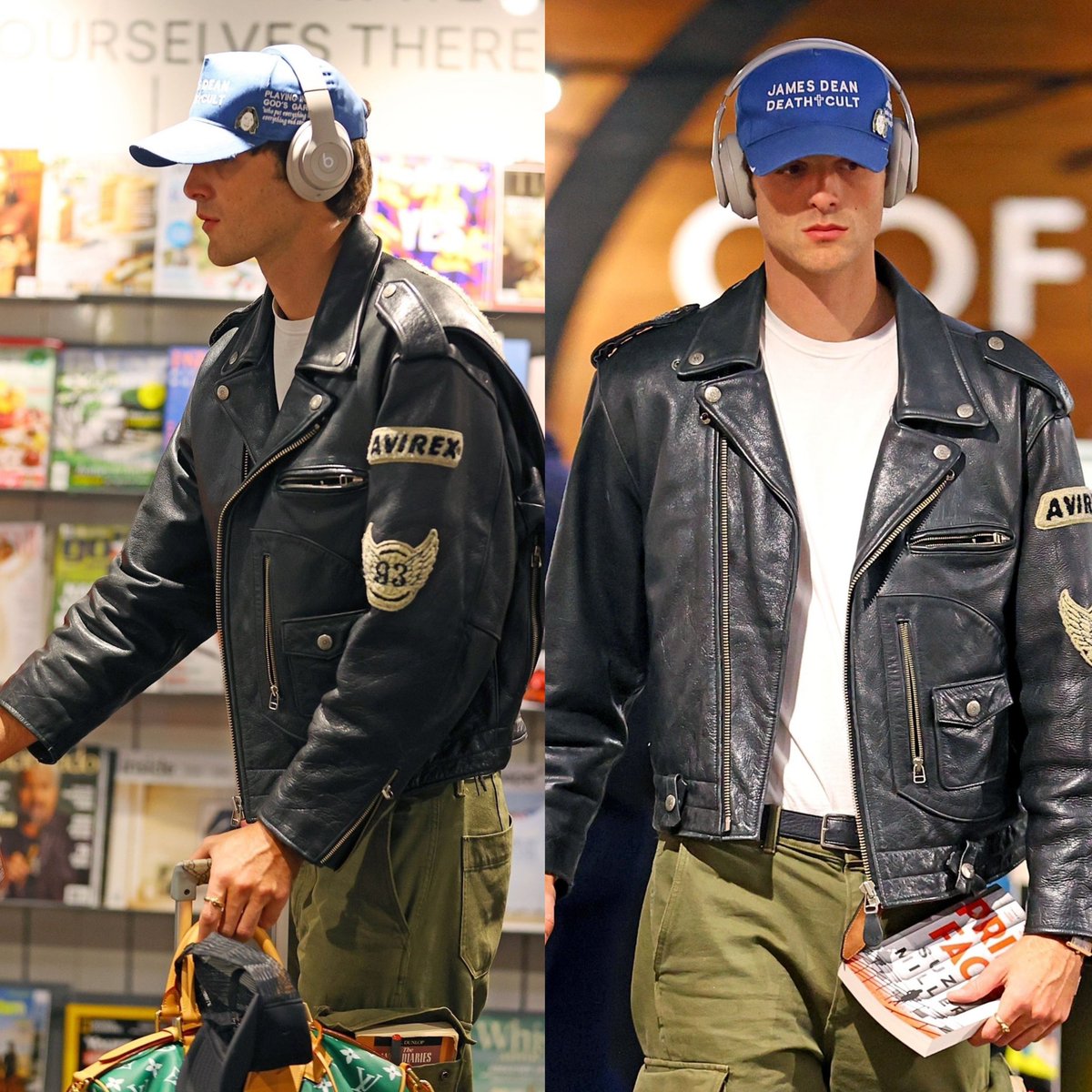 Jacob Elordi today at Sydney Airport, Australia