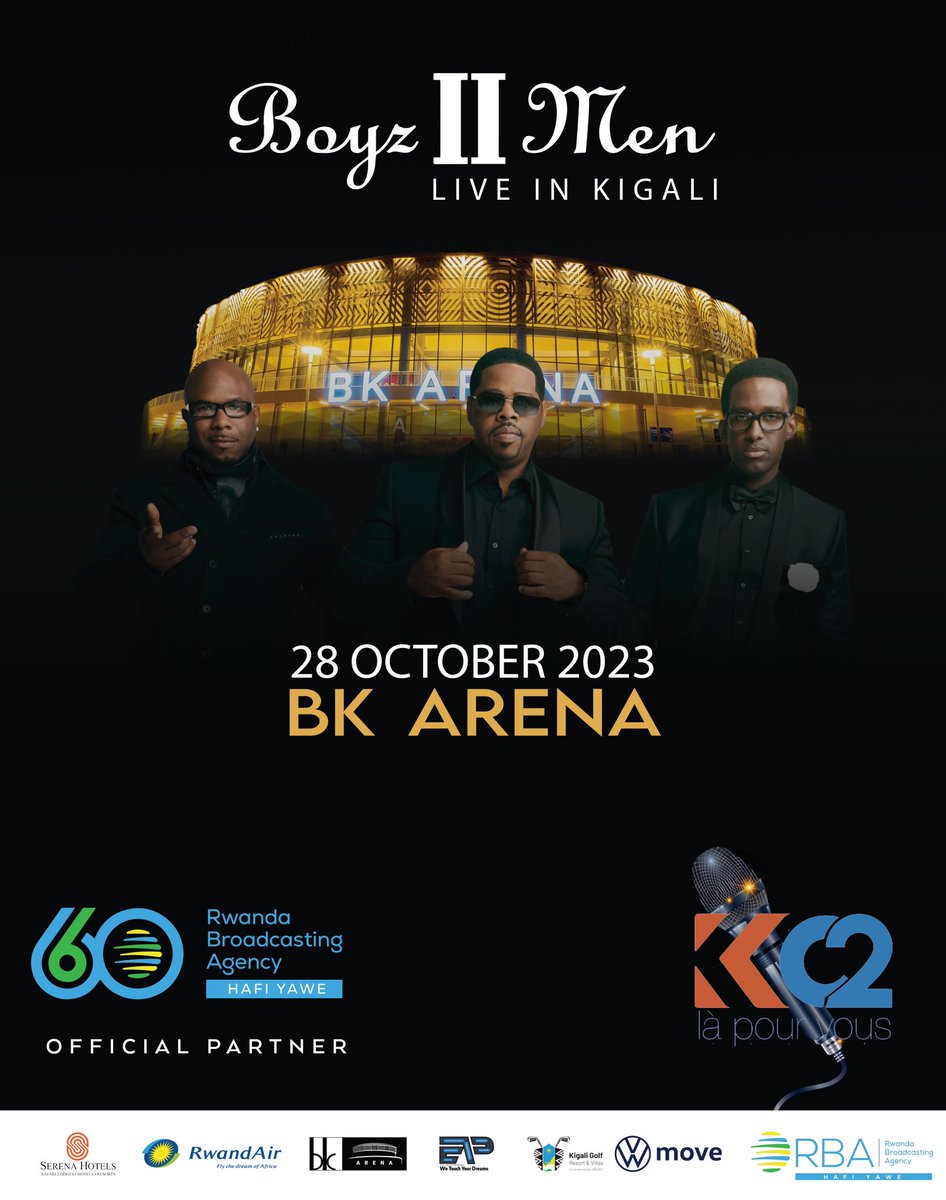 The #BoyzIIMenLive concert happening this Saturday! 🔥
Are we ready??!
@bkarenarw @BoyzIIMen @visitrwanda_now