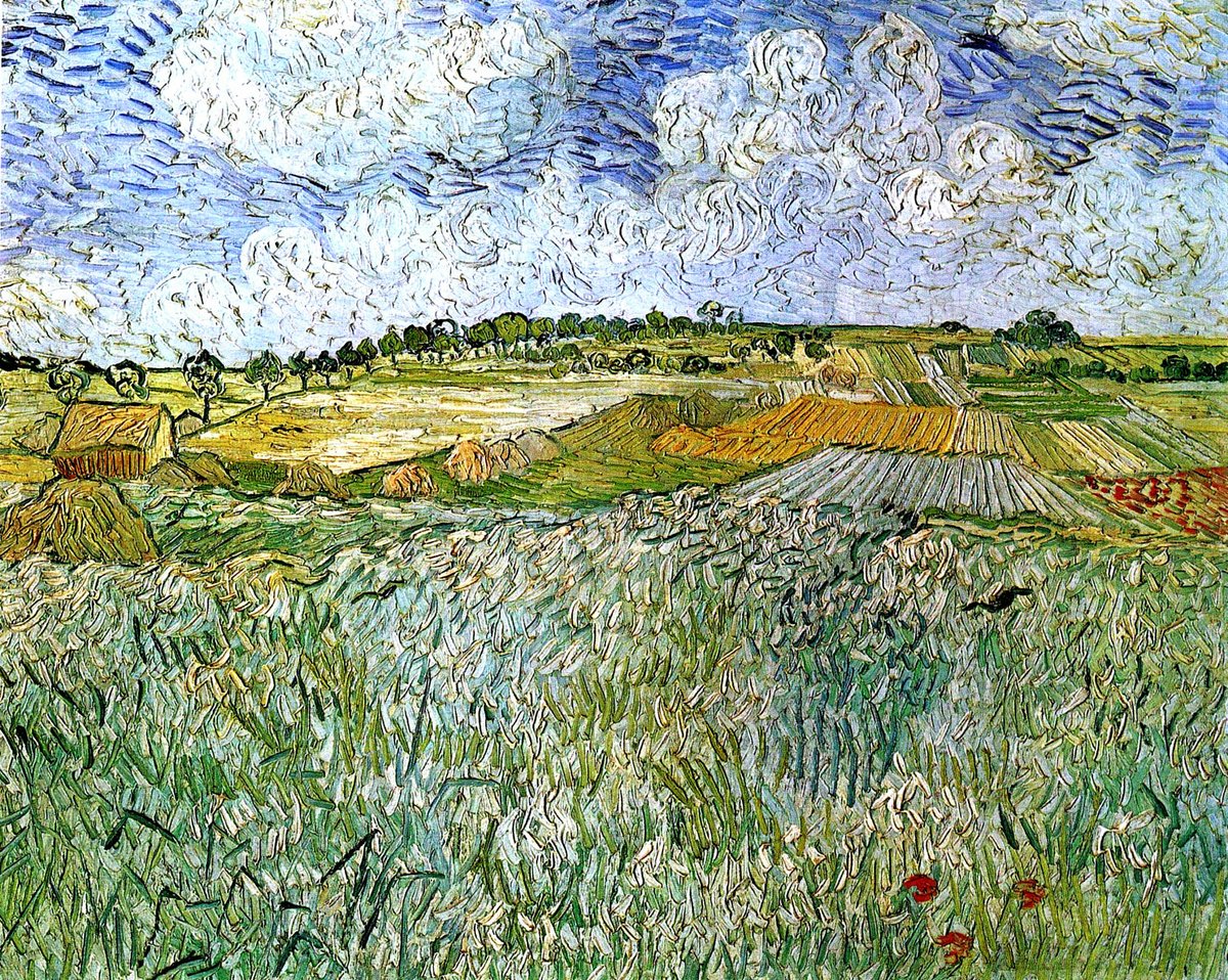 The Plain at Auvers, 1890 botfrens.com/collections/46…