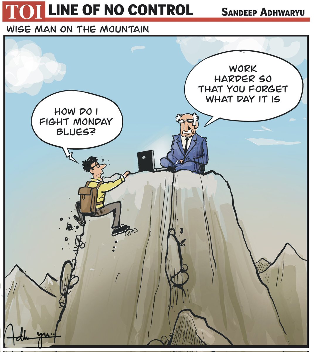 CartoonistSan's tweet image. #WorkHours @timesofindia