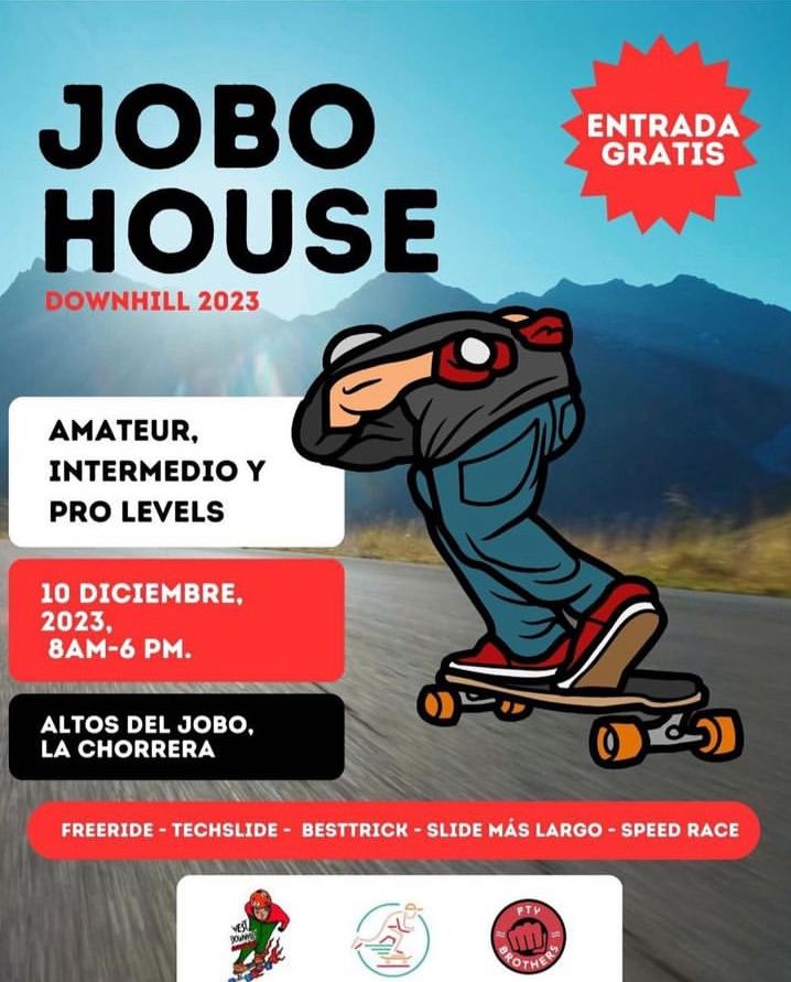 cloud_panama's tweet image. Longboarding competition JOBO HOUSE #downhill 2023

ENTRADA GRATIS

Modalidad: AMATEUR, INTERNEDIO Y PRO LEVEL
DOMINGO 10 DE Diciembre

📌Altos del Jobo CHORRERA

#freeride #techslide #bestrick #slidemaslargo #speedrace #xgame #panamacity #lifestyle #longboardcontest