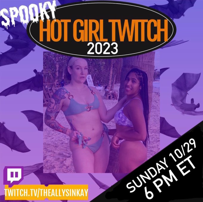 👻 SPOOKY Hot Girl Twitch is THIS SUNDAY at 6pm Eastern!  Join us, get weird, and win prizes in the chat<a href="/tag/nwa75"class="tags"><span>#nwa75</span></a>
