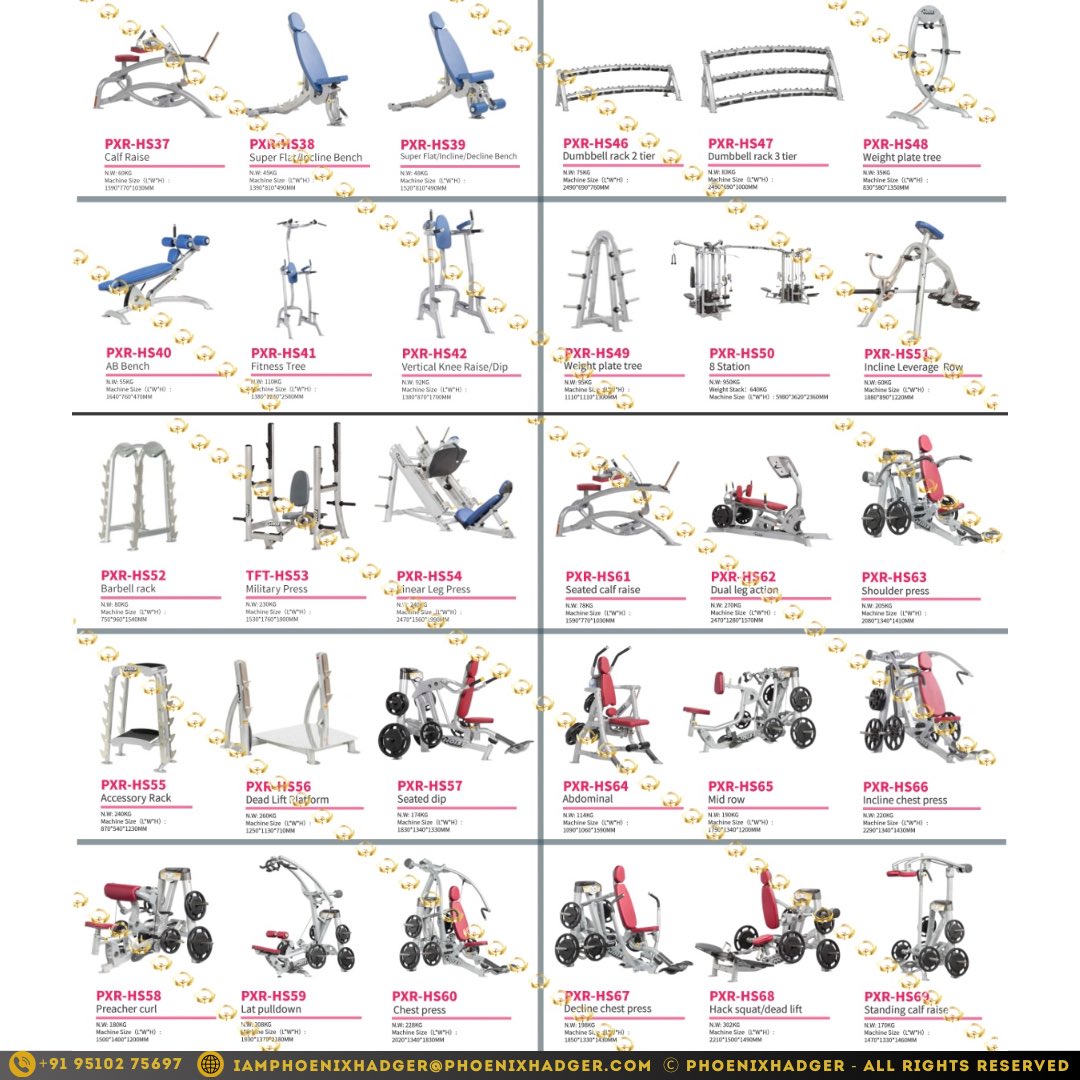 ChristianRavi's tweet photo. 🏋️‍♂️ Elevate your gym experience with us!
📞 +91 95102 75697
📧 Iamphoenixhadger@phoenixhadger.com 
#importer #gymequipment #manufacture #vadodara #baroda #gujarat #india https://t.co/xLR3aI6KMU
