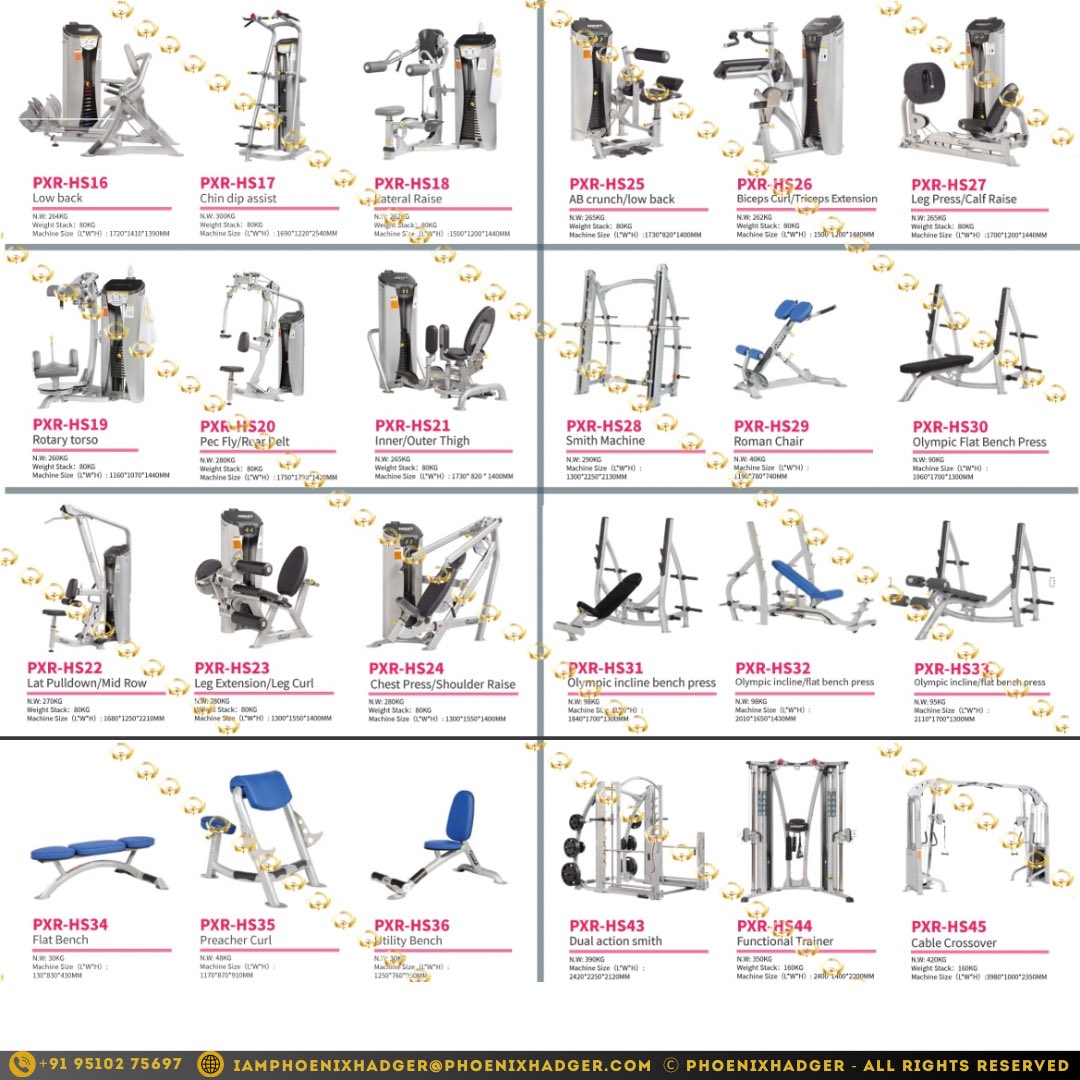 ChristianRavi's tweet photo. 🏋️‍♂️ Elevate your gym experience with us!
📞 +91 95102 75697
📧 Iamphoenixhadger@phoenixhadger.com 
#importer #gymequipment #manufacture #vadodara #baroda #gujarat #india https://t.co/xLR3aI6KMU