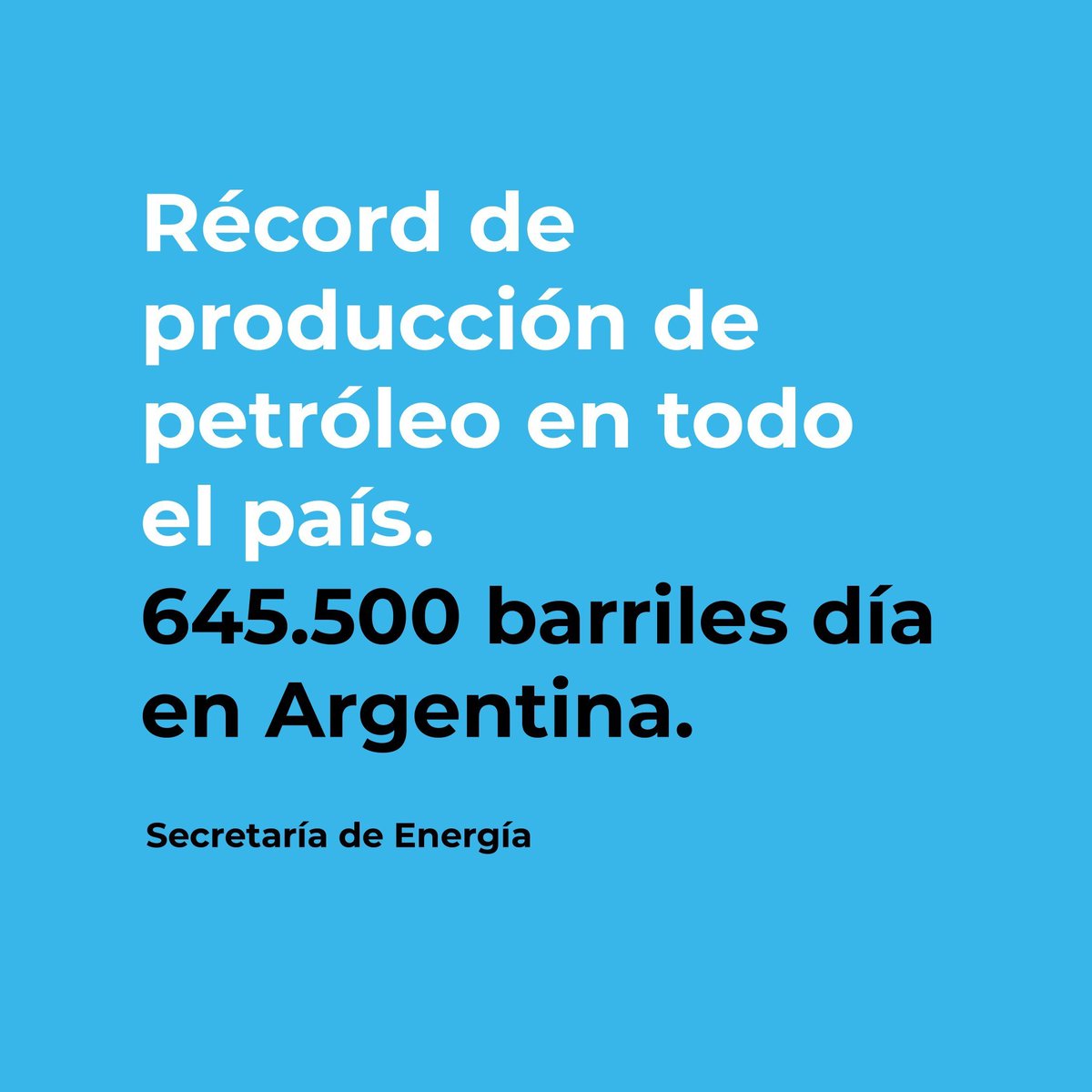 therealbuni's tweet photo. Pasamos de producción récord a tener que importar petróleo en menos de 1 semana ☠️☠️☠️
Gestión sergio massa https://t.co/5HvruyLZwd