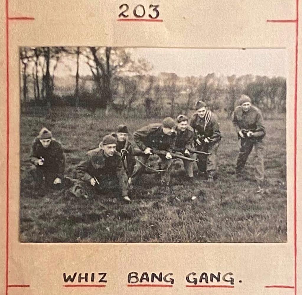 Sam Biles’ talk on the IoW has brought to light some great new images. Our favourite is this photo of the “Whizz Bang Gang” training, AKA the Sandown Patrol. 

New info relating to Sgt Rapkins can be seen on his page. More to come from the same source

staybehinds.com/patrol/sandown…