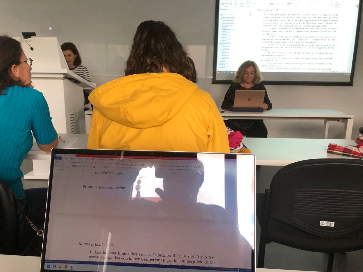 JMParedesC's tweet image. Ayer y hoy estamos en #Madrid, en la @UC3M, en la reunión del @GEPC2, discutiendo una propuesta alternativa de regulación de los delitos contra el medio ambiente