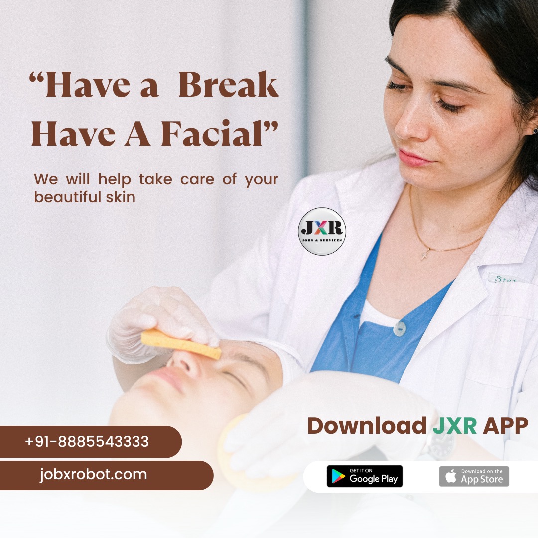 JobXRobot's tweet image. Get ready to glow! 🌟✨ Download the JXR app now and book your next facial service for that radiant, refreshed look. Your journey to beautiful skin starts here. 💆‍♀️💆‍♂️ 
#JXRBeauty #FacialService #DownloadNow #JXR