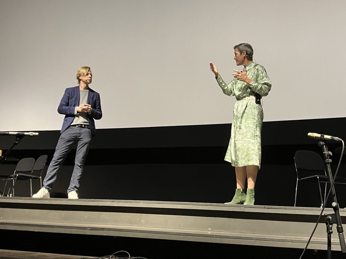 På Ræsons idefestival bliver man mindet om hvor stolt vi burde være over at Fru Vestager er dansker!