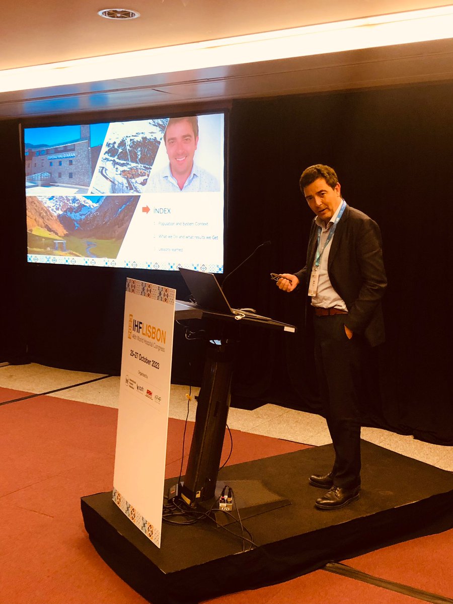 Eth modèl assistenciau integrau dera Val d’Aran, en 46au Congrès Mondiau d’Espitaus IHF de Lisboa.

Mès informacion: shorturl.at/bpsU7