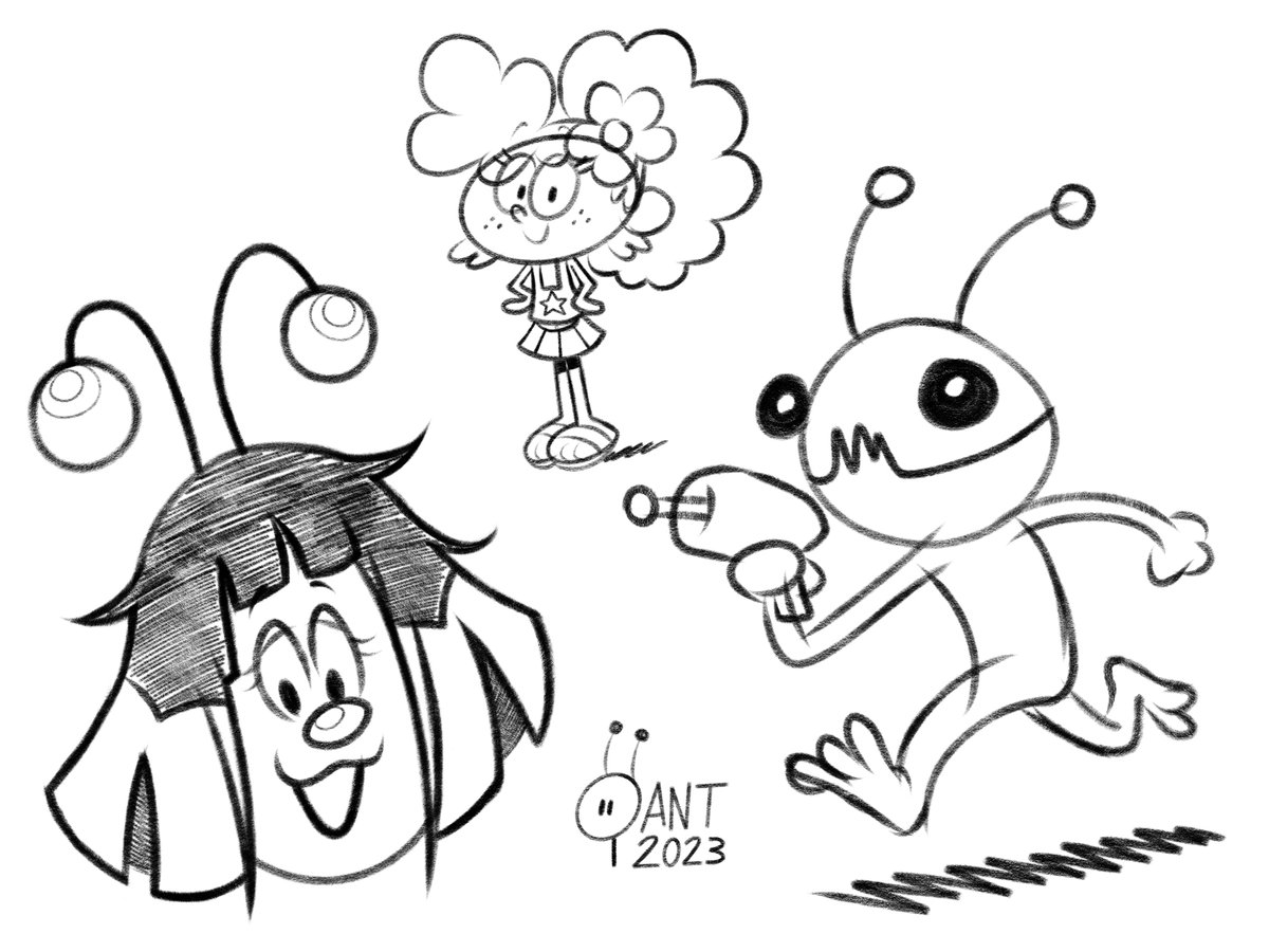 ToonAnt99's tweet photo. Bonus Doodles! @bignosebug #bignosebug #vtuber @NicholasBurban2 #friendoc #sammy #alienhominid #thebehemoth #doodles #drawing #art (Reupload) https://t.co/DzqQxrIqte