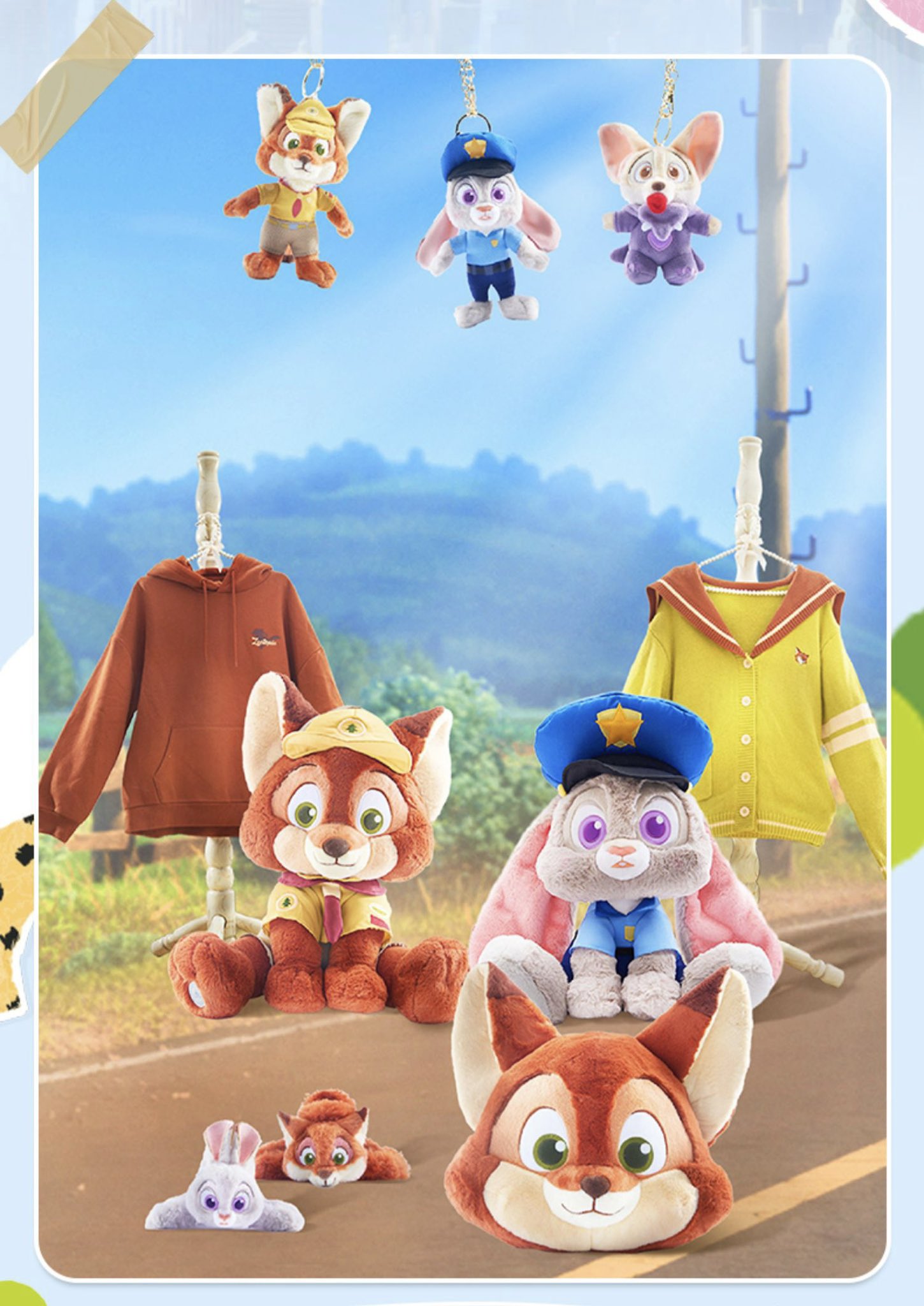 上海ディズニー ズートピアハット ニック＆ジュディ 上海】ニック ズートピア バケットハット 帽子 (Disney