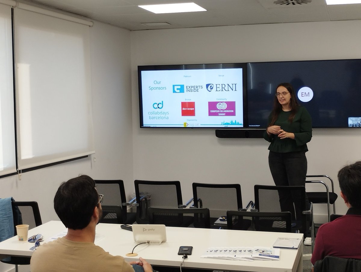 <a href="/Elisa_Barcena/">Elisa Bárcena Martín</a> empieza su sesión sobre optimización de flujos en #PowerAutomate #cdbcn2023 #collabdays #bcn